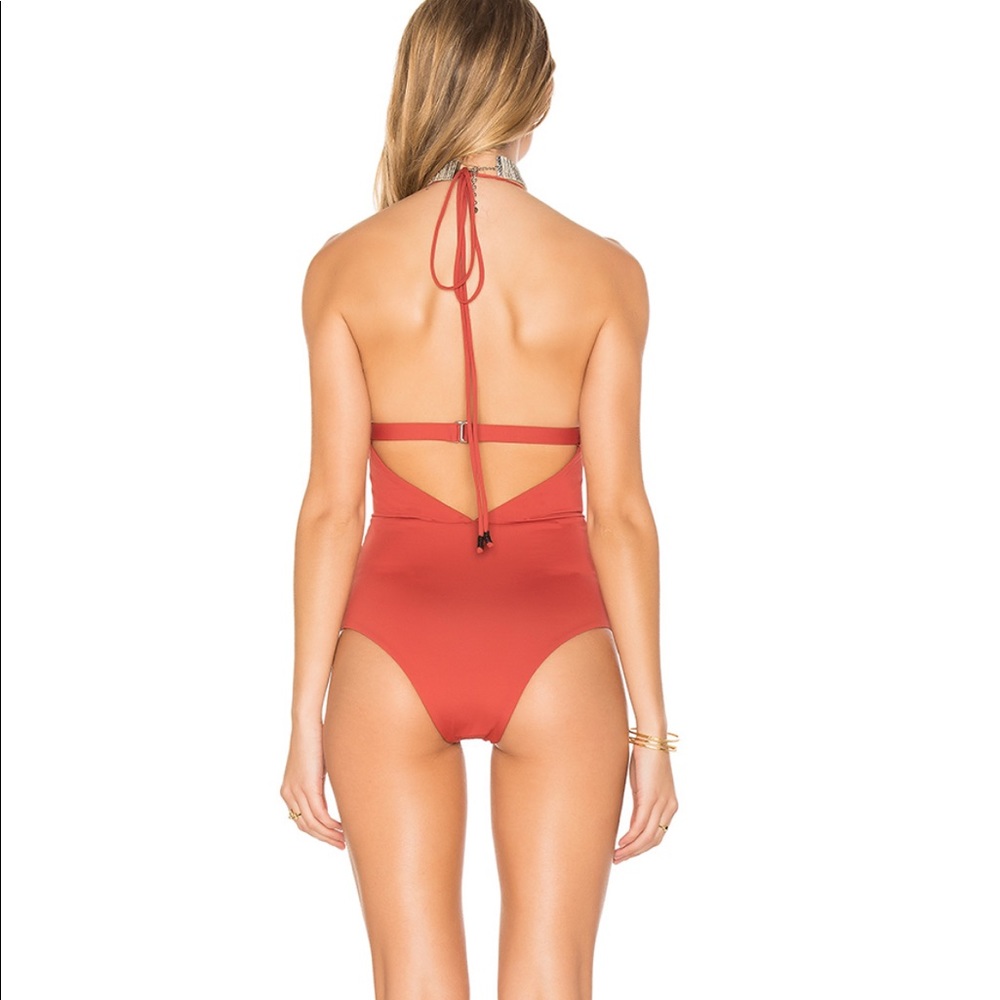 Tavik Emme Once Piece Swimsuit in Rust Medium - Picture 3 of 6